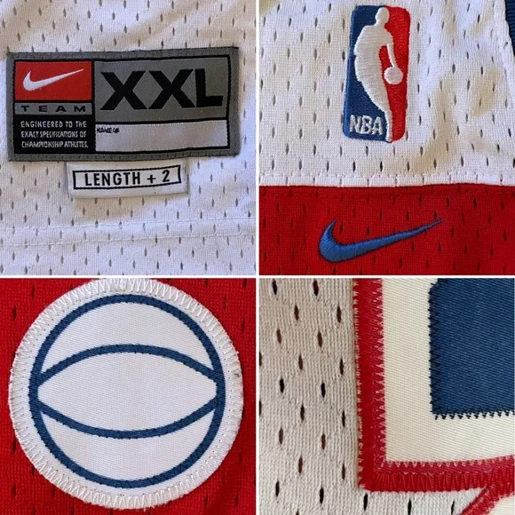 Michael Jordan Washington Bullets 2002/03 throwback game issued jersey, 2XL - Picture 6 of 15